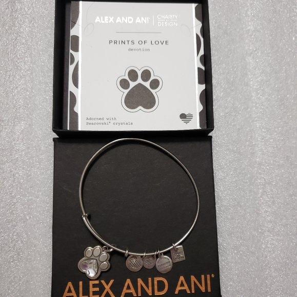 Alex and Ani PAW Prints of Love Bangle - Picture 3 of 3